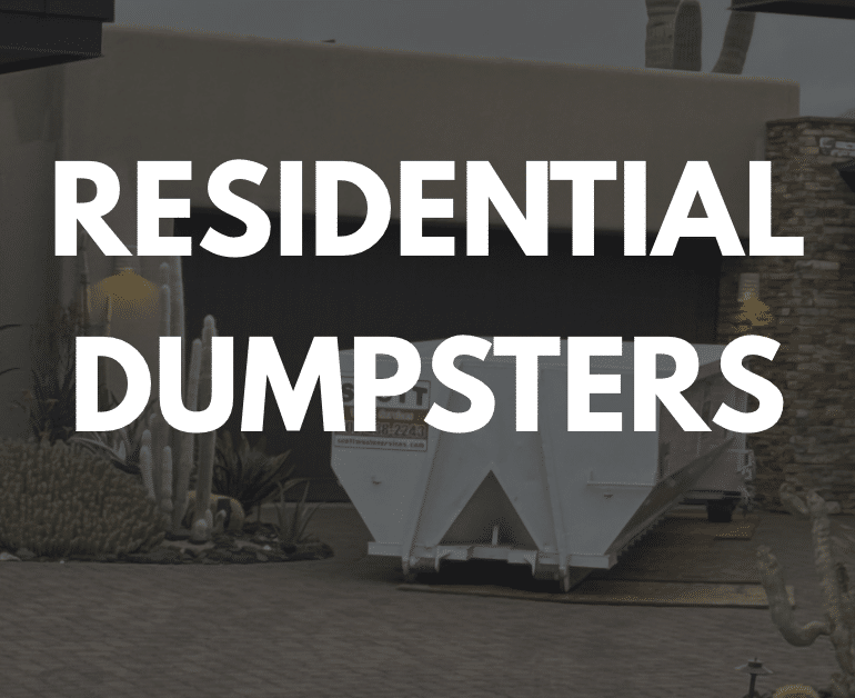 phoenix az residential dumpsters